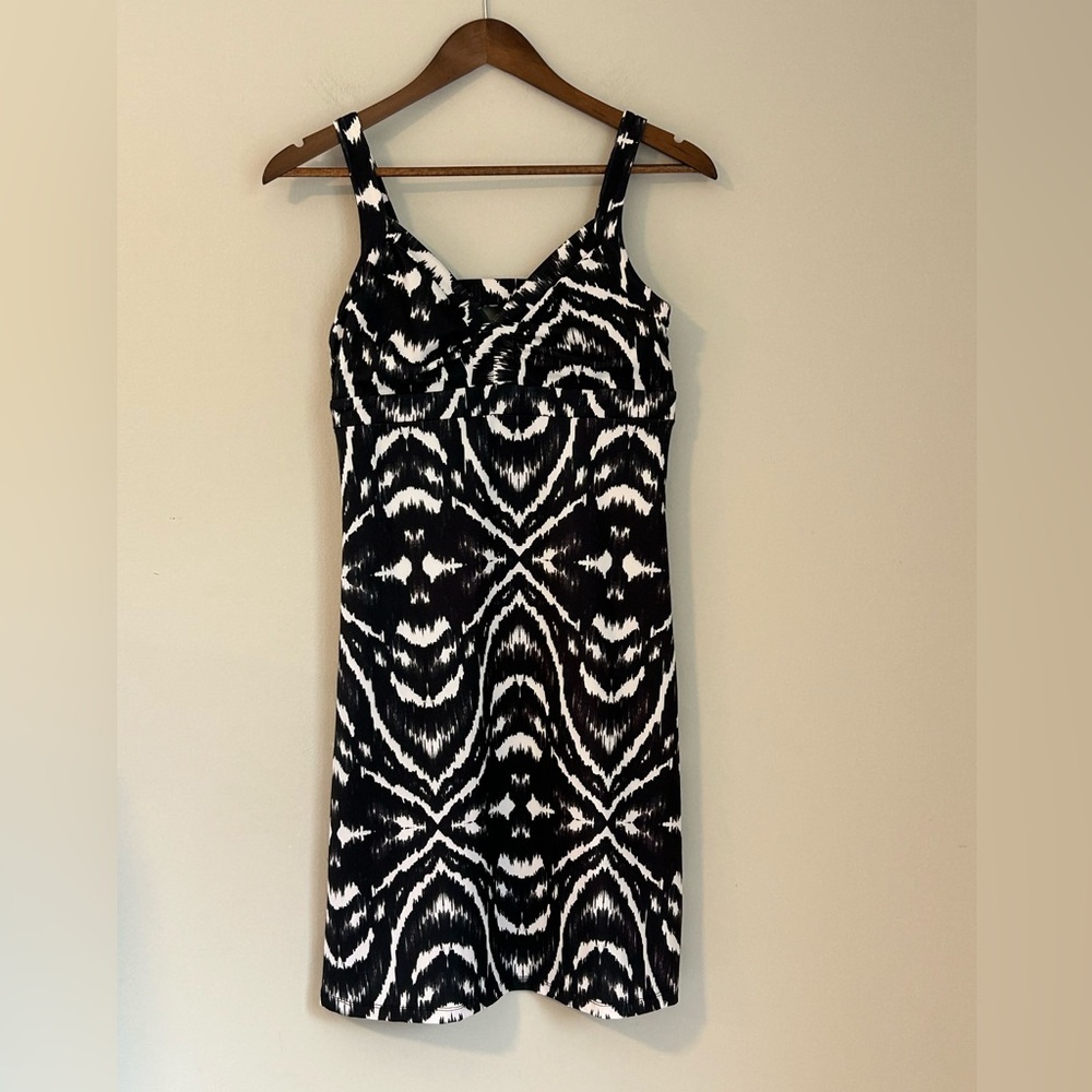 The Balance Collection Black & White Tribal Print Sleeveless Dress Size S